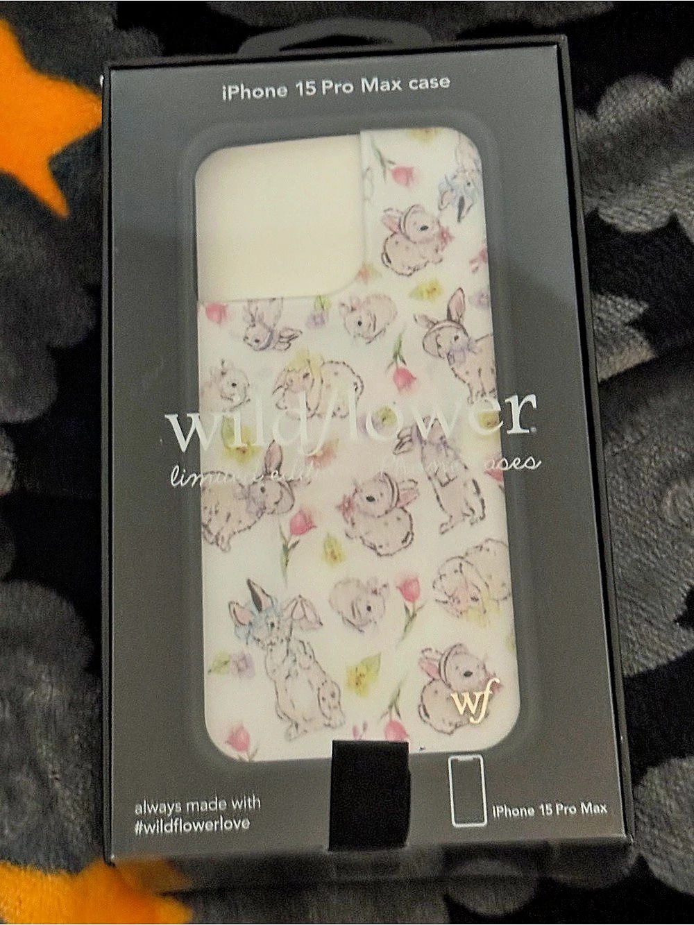 Wildflower iPhone 15 Pro Max Case - Bunnies in Bonnets